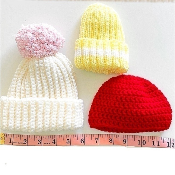 5 for $25!  Baby Beanie! - Hand Crocheted! - Picture 2 of 3